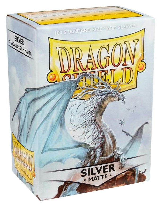 Image for Dragon Shield Matte Sleeves - Silver (100-Pack) - Card Sleeves