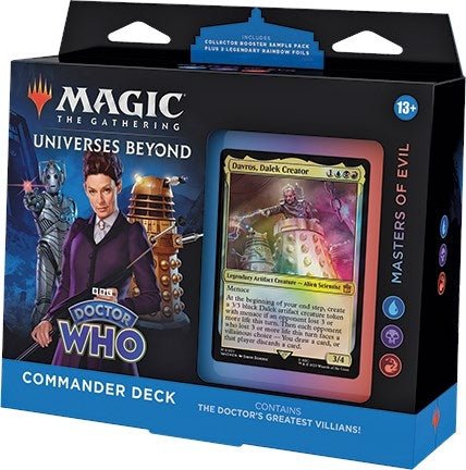 Image for Universes Beyond: Doctor Who - Masters of Evil Commander Deck - Magic: The Gathering