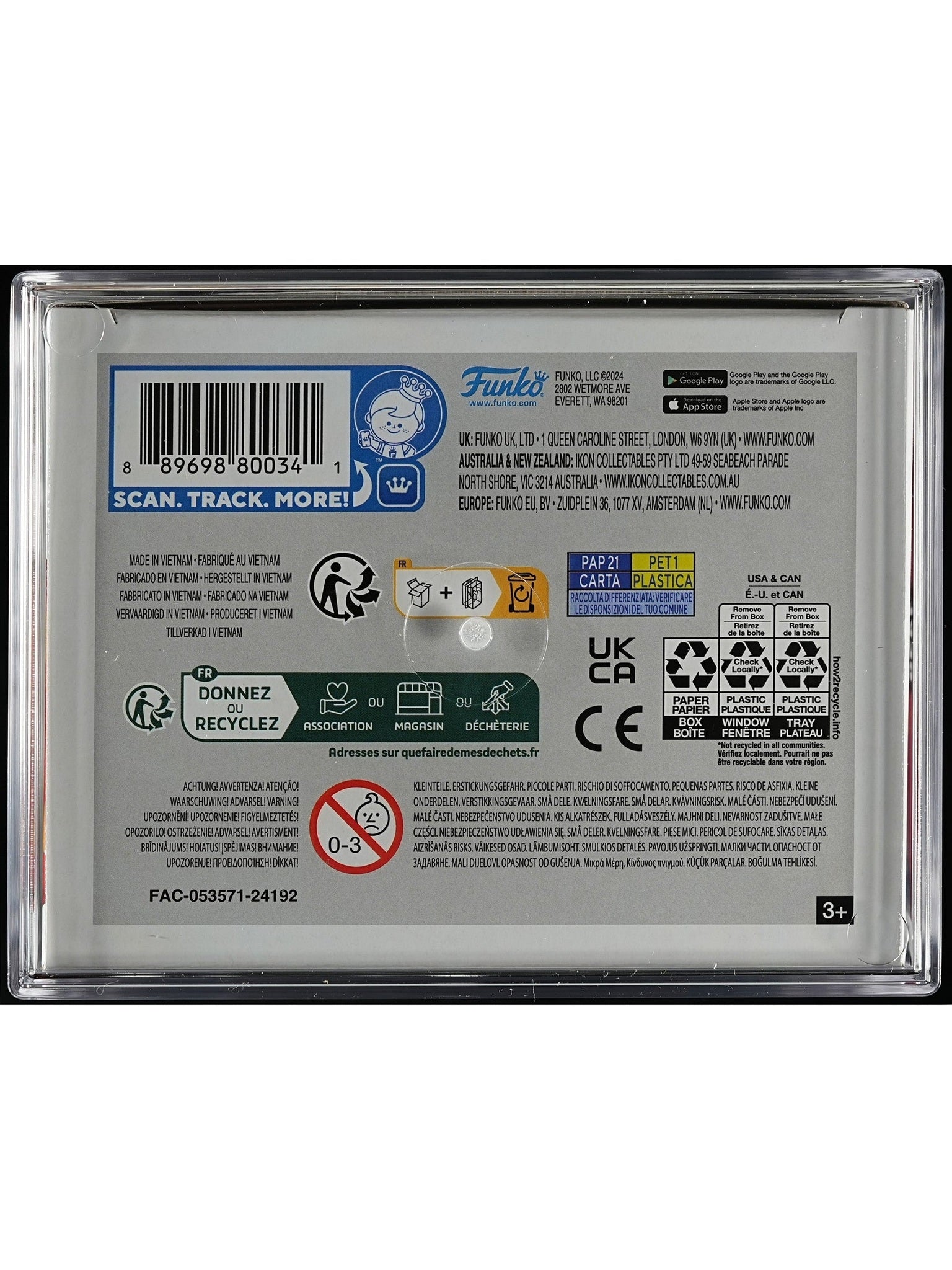 Funko Pop! Marvel: Red Hulk PSA Graded Vinyl Figure #1439 Cert #01005142