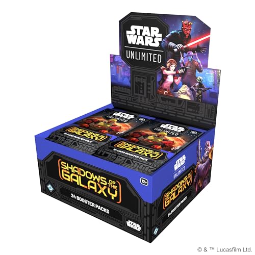 Star Wars: Unlimited: Shadows of The Galaxy Booster Display (Set of 24 Booster Packs)