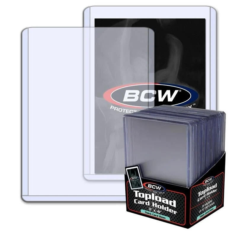Image for 3" x 4" Thick Card Topload Holder - 79pt. (25-Count) - Collectible Storage