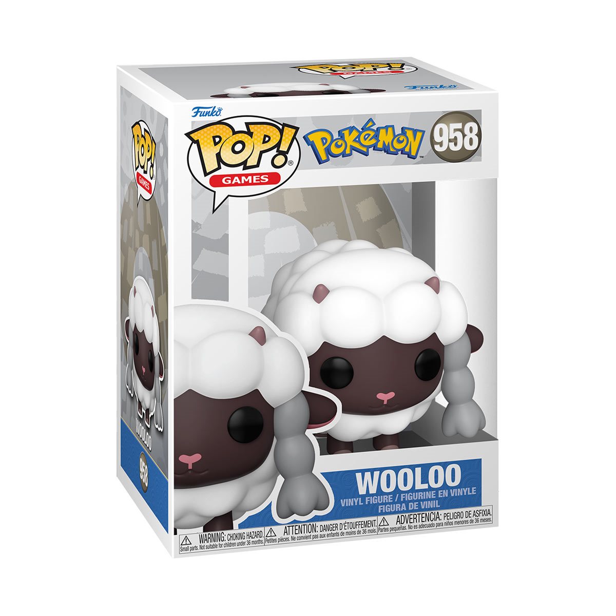 Funko Pop! Pokemon: Wooloo Vinyl Figure #958