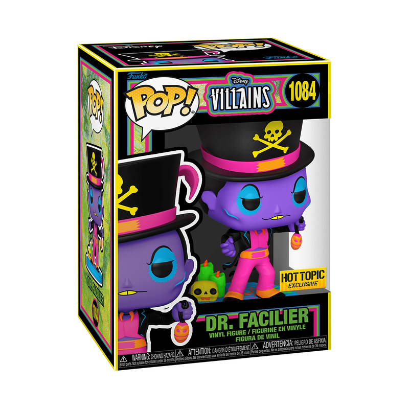 Funko Pop! Disney Villains: Dr. Facilier #1084 Black Light Exclusive Vinyl Figure