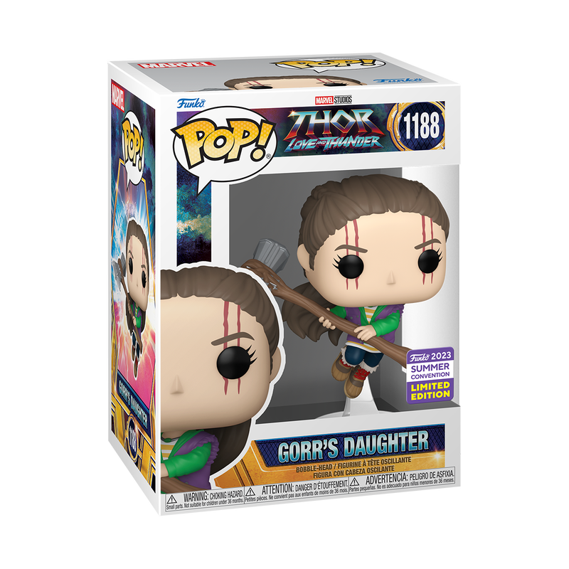 Funko Pop! Marvel Thor Love and Thunder: Gorr's Daughter #1188 Summer Convention 2023 Exclusive Vinyl Figure