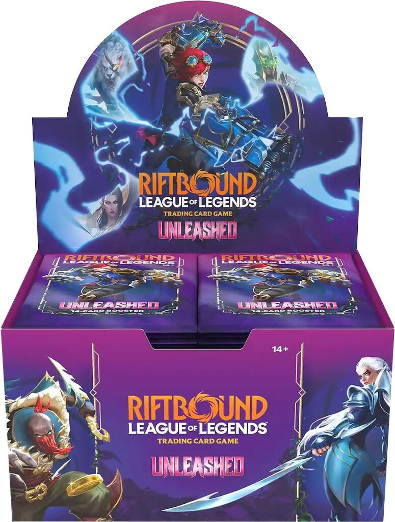 Image for Unleashed - Booster Display - Riftbound: League of Legends Trading Card Game