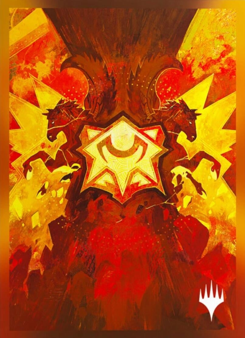 Image for Magic: The Gathering Lorwyn Eclipsed Premium Art Sleeves - Lorehold - Card Sleeves