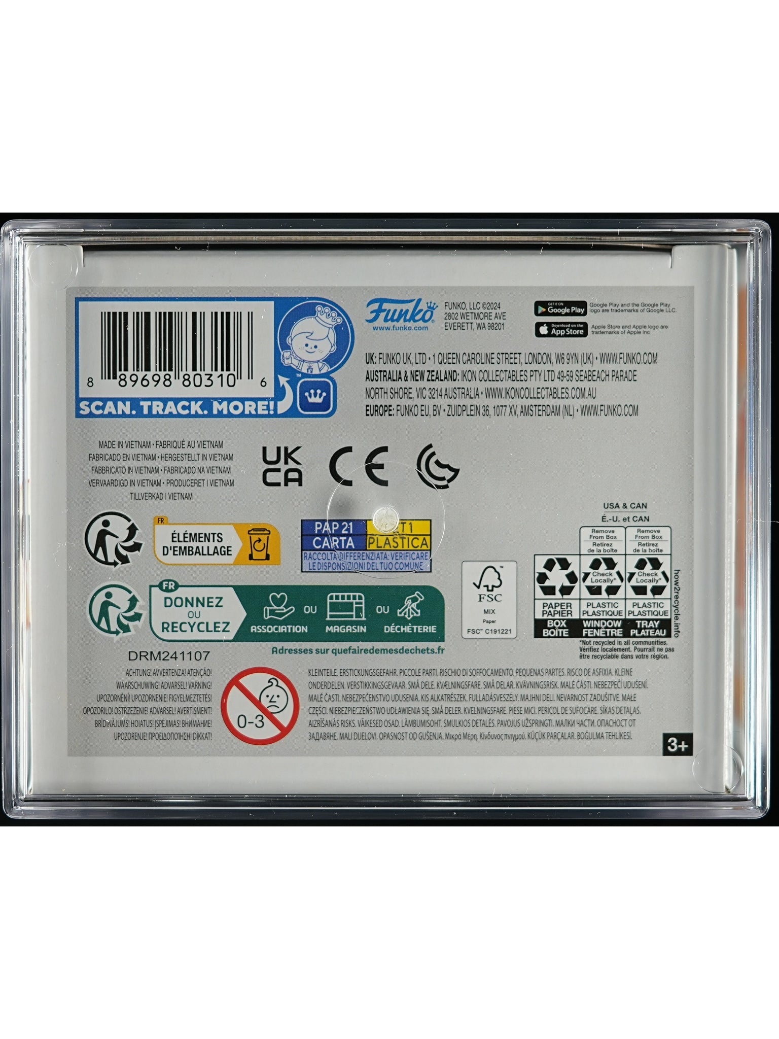 Funko Pop! Pokemon: Fuecoco PSA Graded Vinyl Figure #1030 Cert #02305613