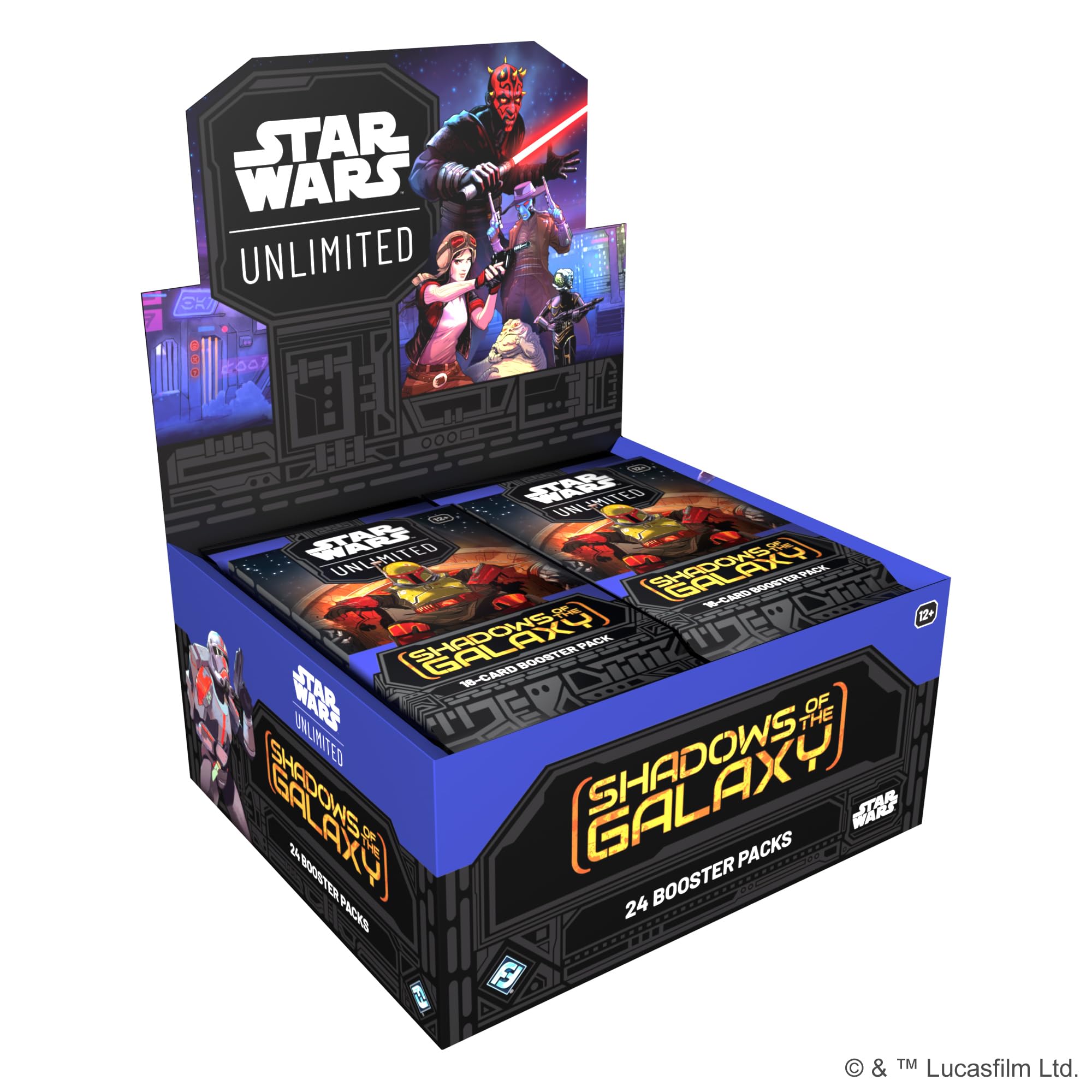 Star Wars: Unlimited: Shadows of The Galaxy Booster Display (Set of 24 Booster Packs)