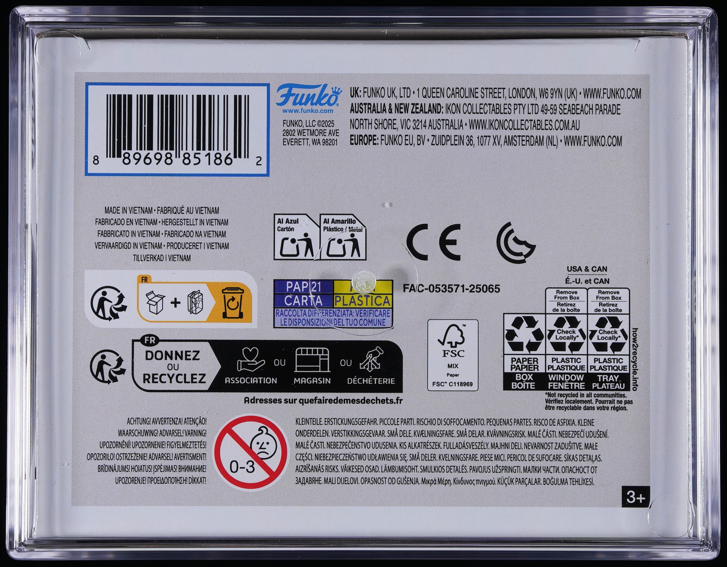 Funko Pop! PSA Graded Marvel Spider-Man: Spider-Man (Symbiote Suit) PSA Graded 10 GEM MINT Vinyl Figure #1501 Cert #02211346