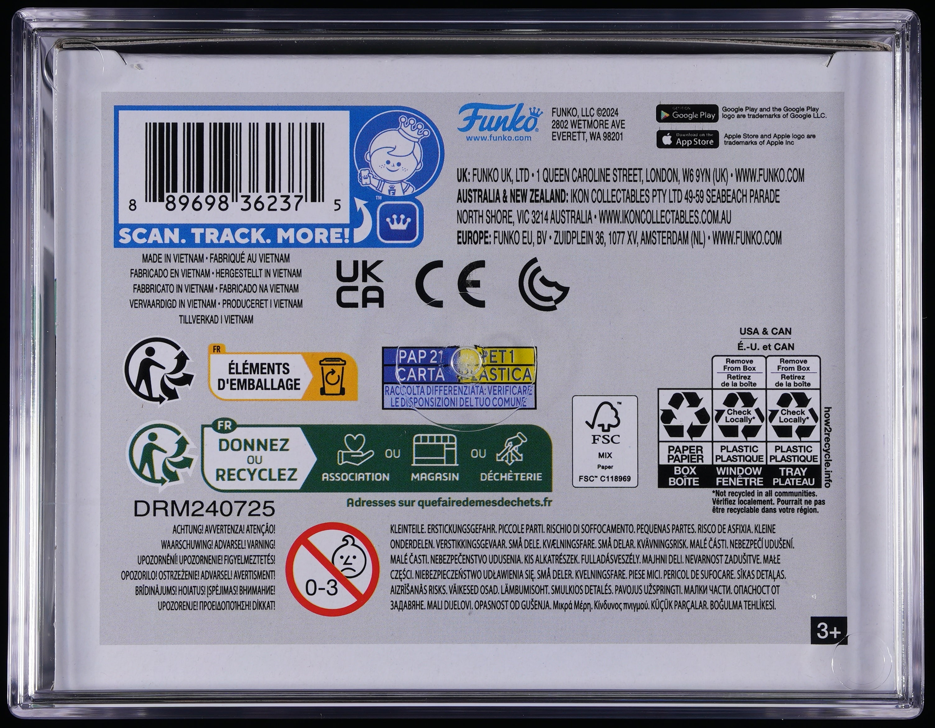 Funko Pop! PSA Graded Pokemon: Bulbasaur PSA Graded 10 GEM MINT Vinyl Figure #453 Cert #02111802