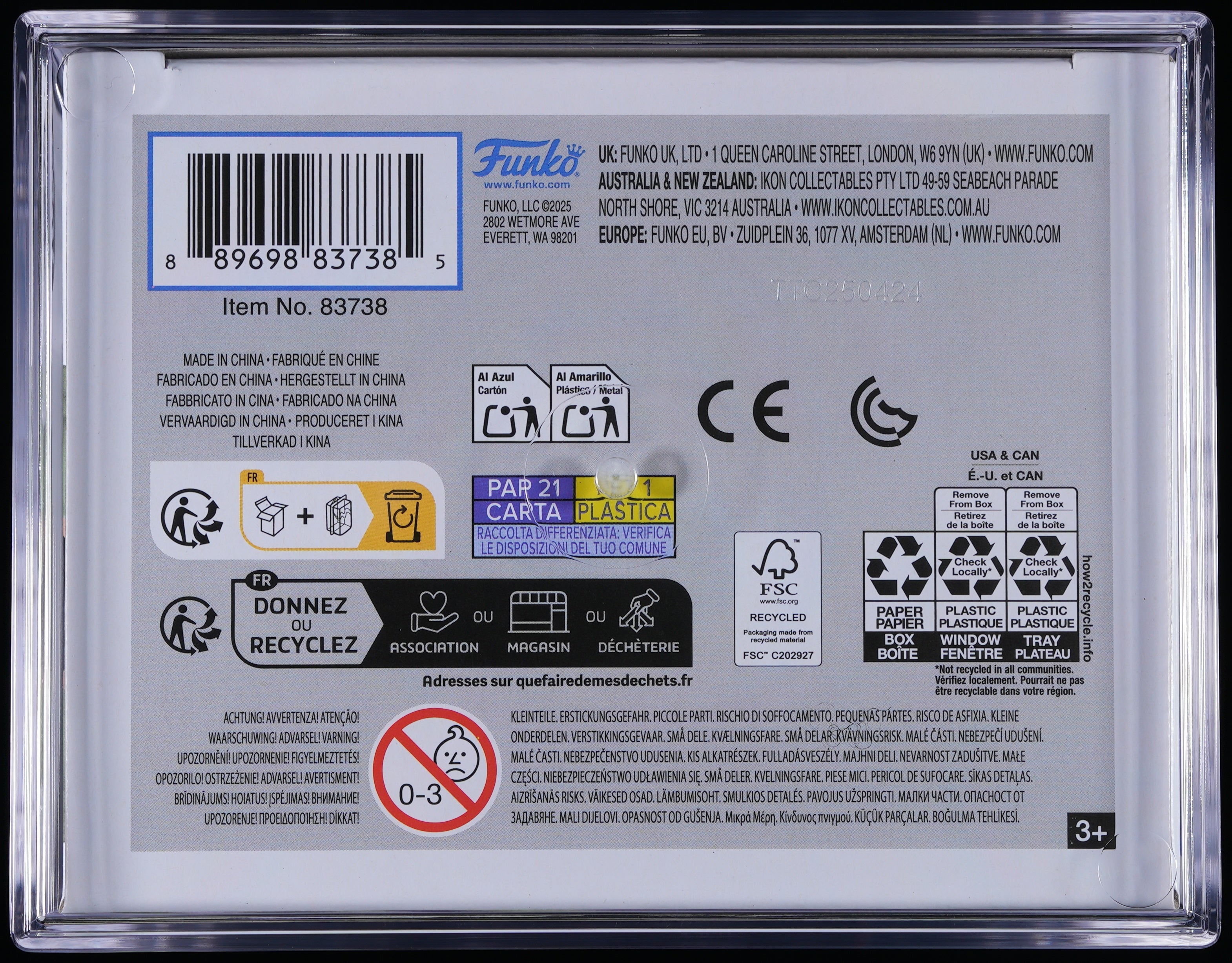 Funko Pop! PSA Graded Magic The Gathering: Fblthp PSA Graded 9 MINT Vinyl Figure #1095 Cert #02309152
