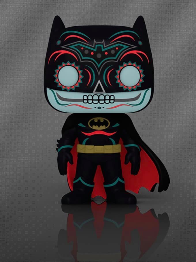 Funko Pop! DC Super Heroes: Dia De Los Muertos Batman GITD (Hot Topic) Vinyl Figure #409
