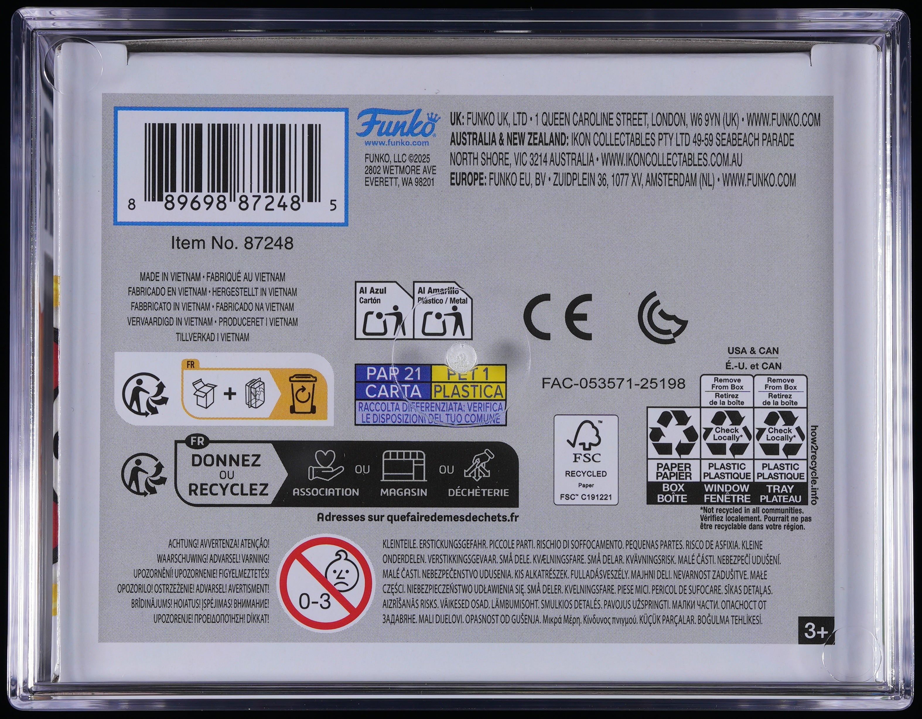 Funko Pop! PSA Graded Marvel Strange Tales: Ghost Rider (GITD Special Edition) PSA Graded 8.5 NM-MT+ Vinyl Figure #1559 Cert #01010022