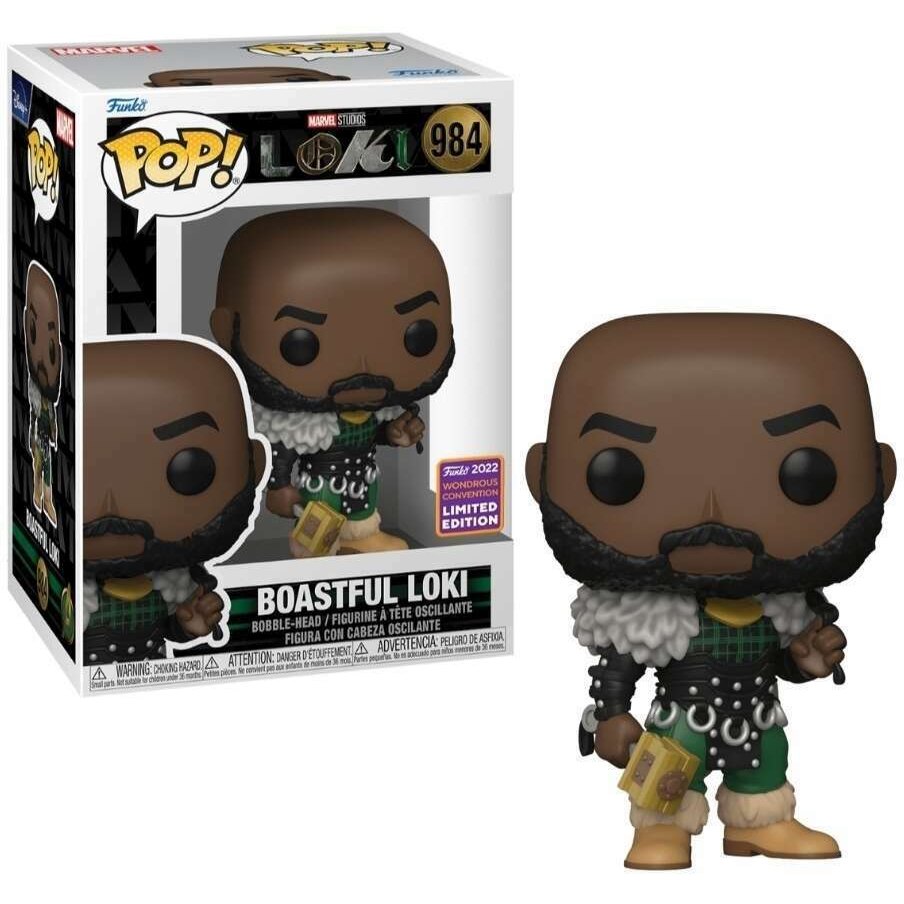Funko Pop! Marvel Loki: Boastful Loki (2022 Wondrous Convention) Vinyl Figure #984