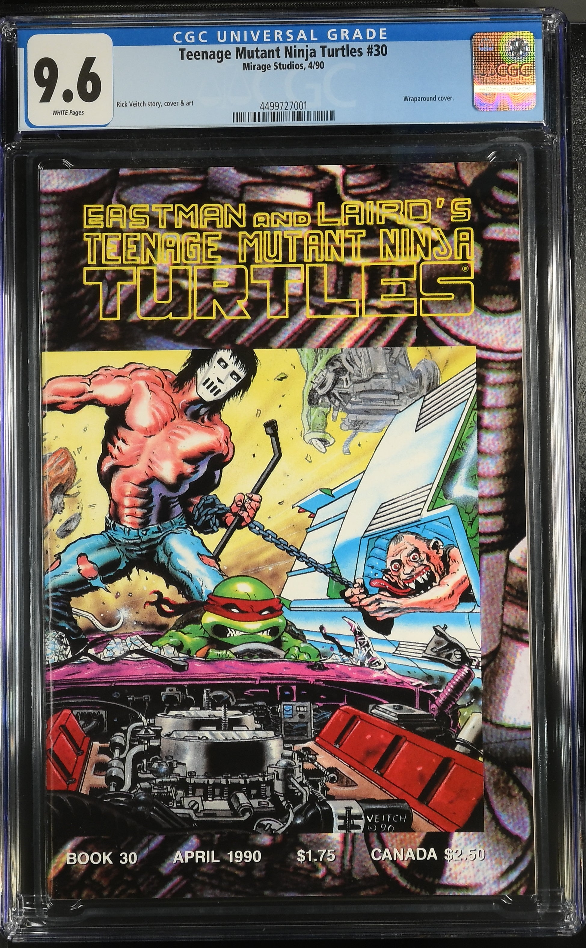 Mirage Studios: Teenage Mutant Ninja Turtles 30 4/90 CGC 9.6 Cert #4499727001