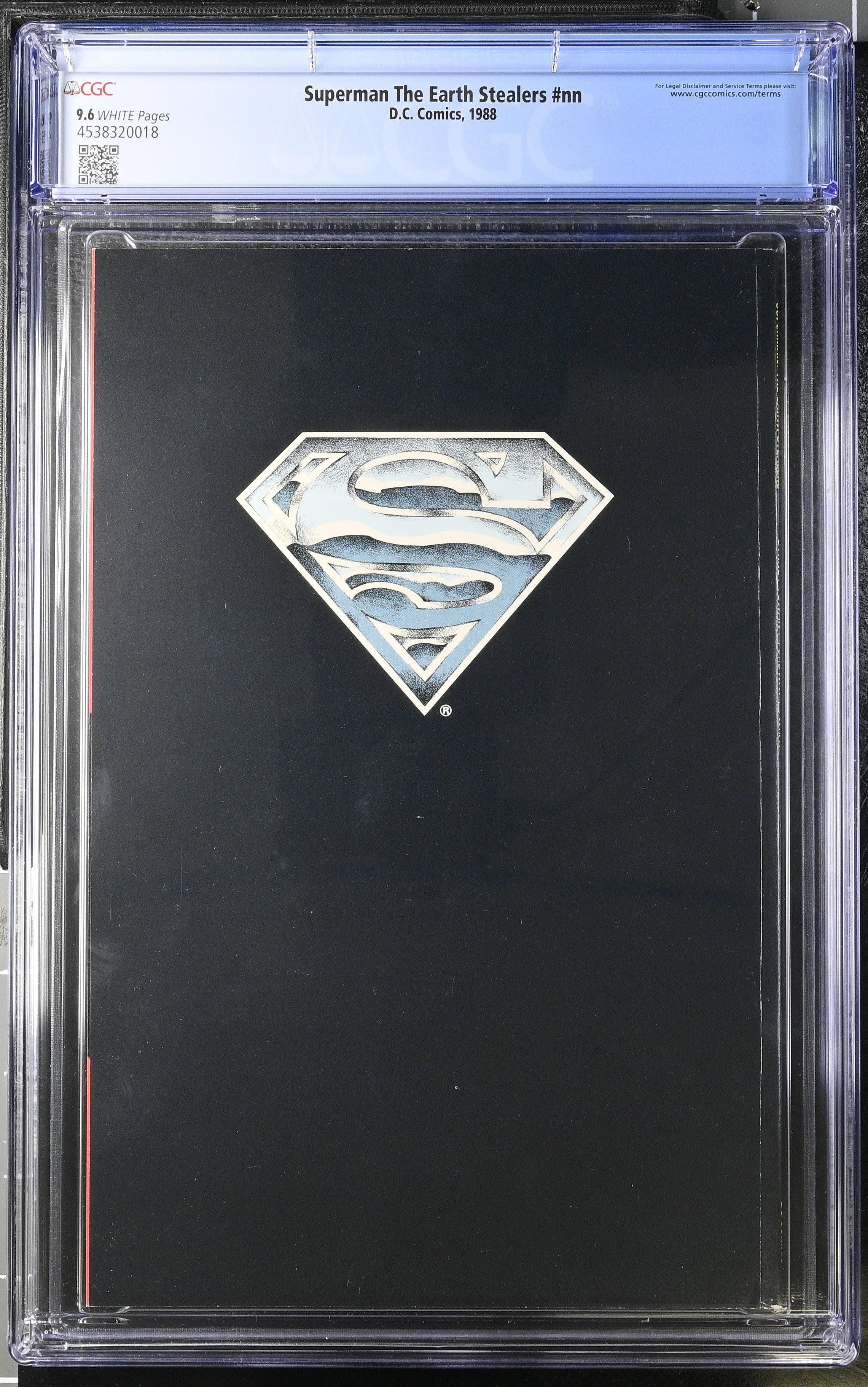 DC Comics: Superman The Earth Stealers nn 1988 CGC 9.6 Cert #4538320018