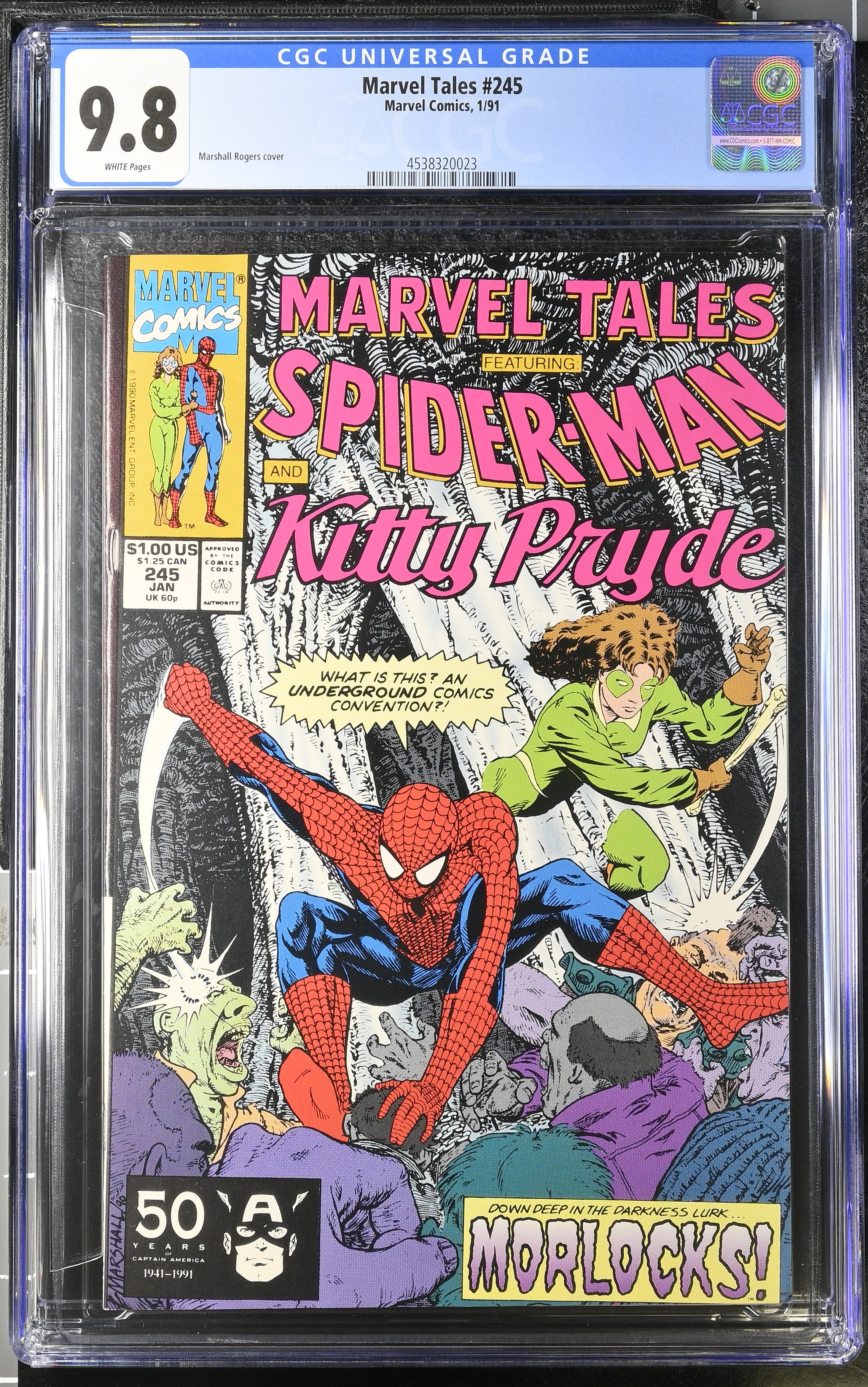 Marvel Comics: Marvel Tales 245 1/91 CGC 9.8 Cert #4538320023
