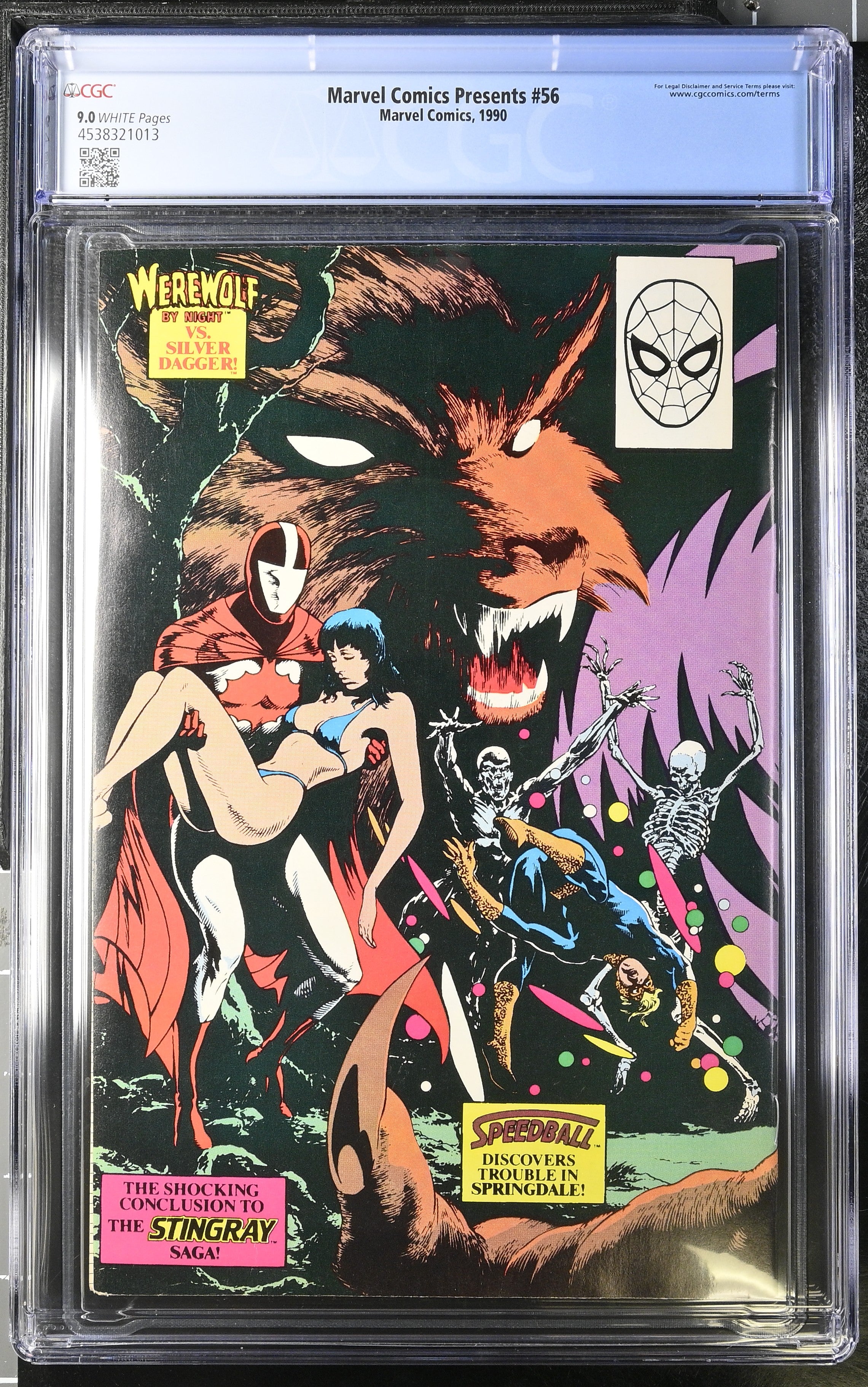 Marvel Comics: Marvel Comics Presents 56 1990 CGC 9.0 Cert #4538321013