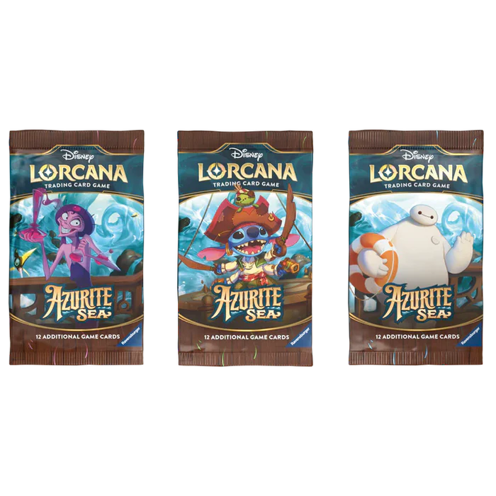 Disney Lorcana TCG: Azurite Sea Booster Box (24 Packs)