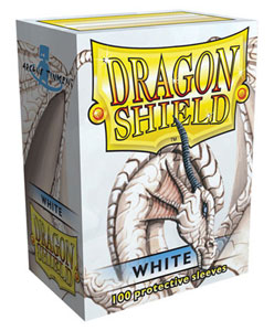 Dragon Shield Sleeves: Standard Classic White (100 ct)