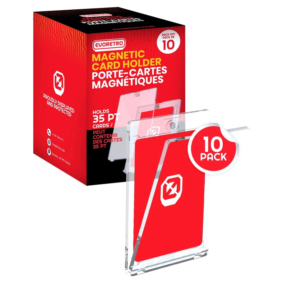 Evoretro: Magnetic One Touch Card Holder - 35PT (10 pack)