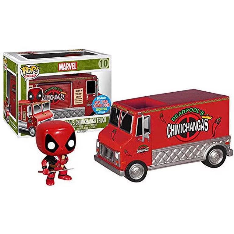 Funko Pop! Rides Marvel: Deadpool's Chimichanga Truck (NYCC) Vinyl Figure #10