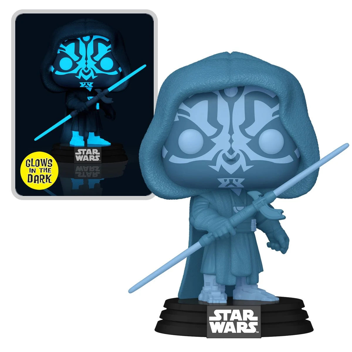 Funko POP! Star Wars: Hologram Darth Maul Glow in the Dark Specialty Series Exclusive Vinyl Figure #740