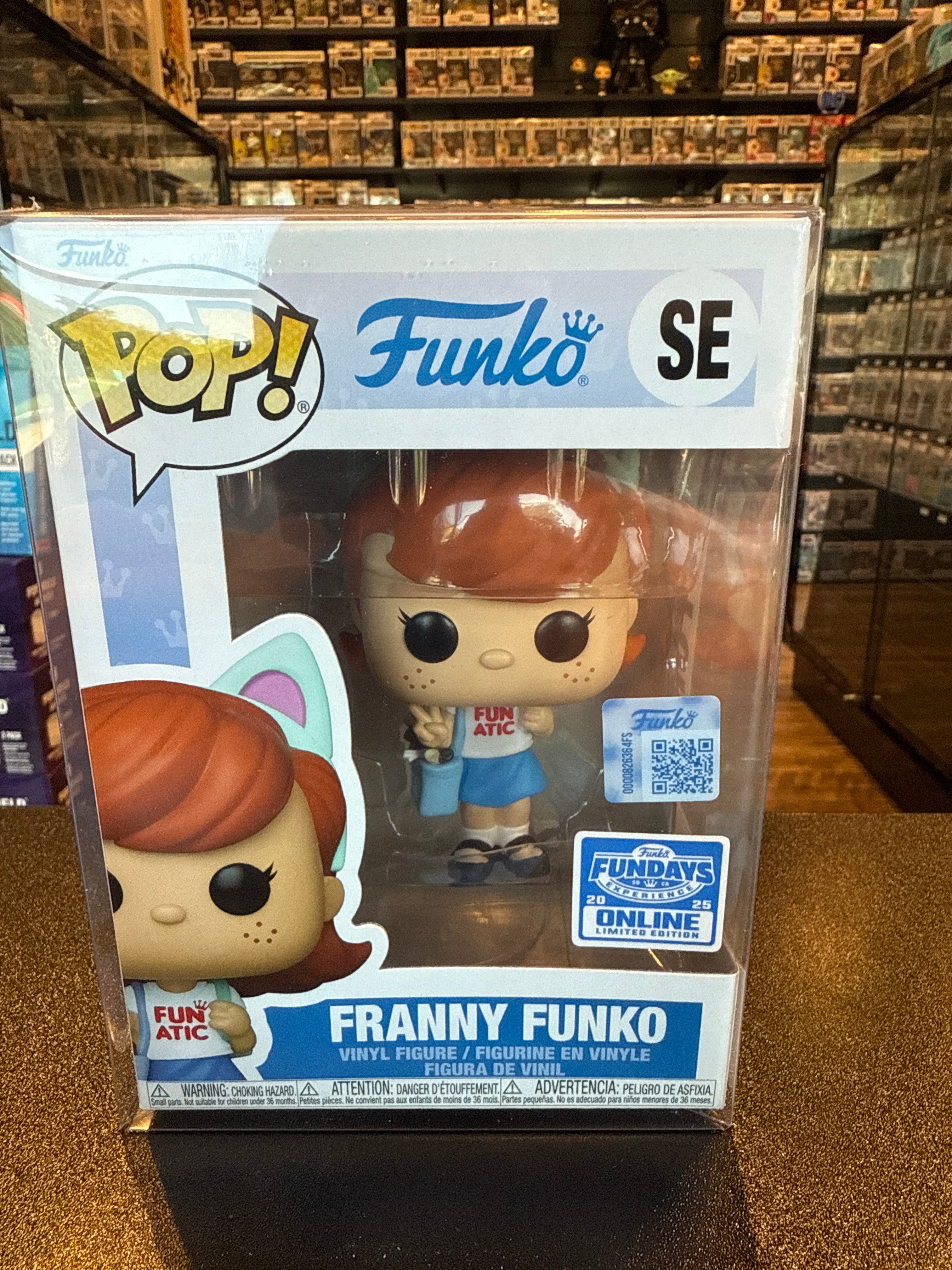Funko Pop! 2025 Funko Fundays: Franny Funko with Cat Ears Vinyl Figure #SE