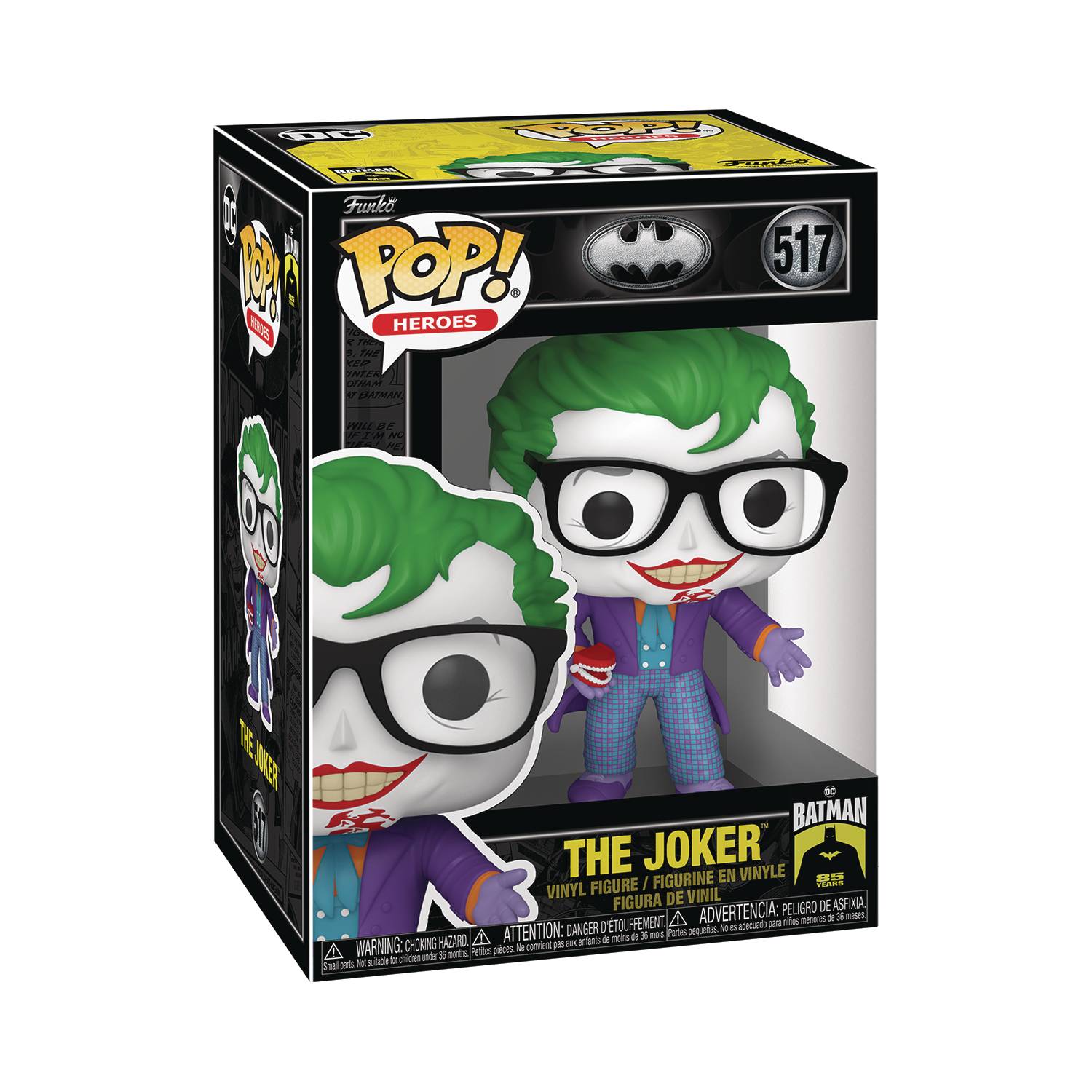 Funko Pop! DC Batman 85th Anniversary: The Joker with Teeth Vinyl Figure #517