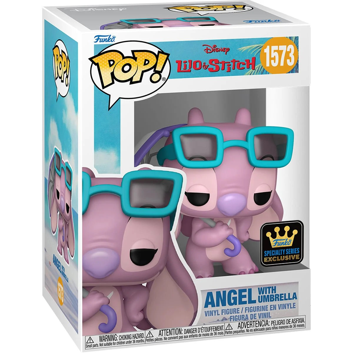 Funko Pop! Disney Lilo and Stitch: Angel with Umbrella (Specialty Series) Exclusive Vinyl Figure #1573