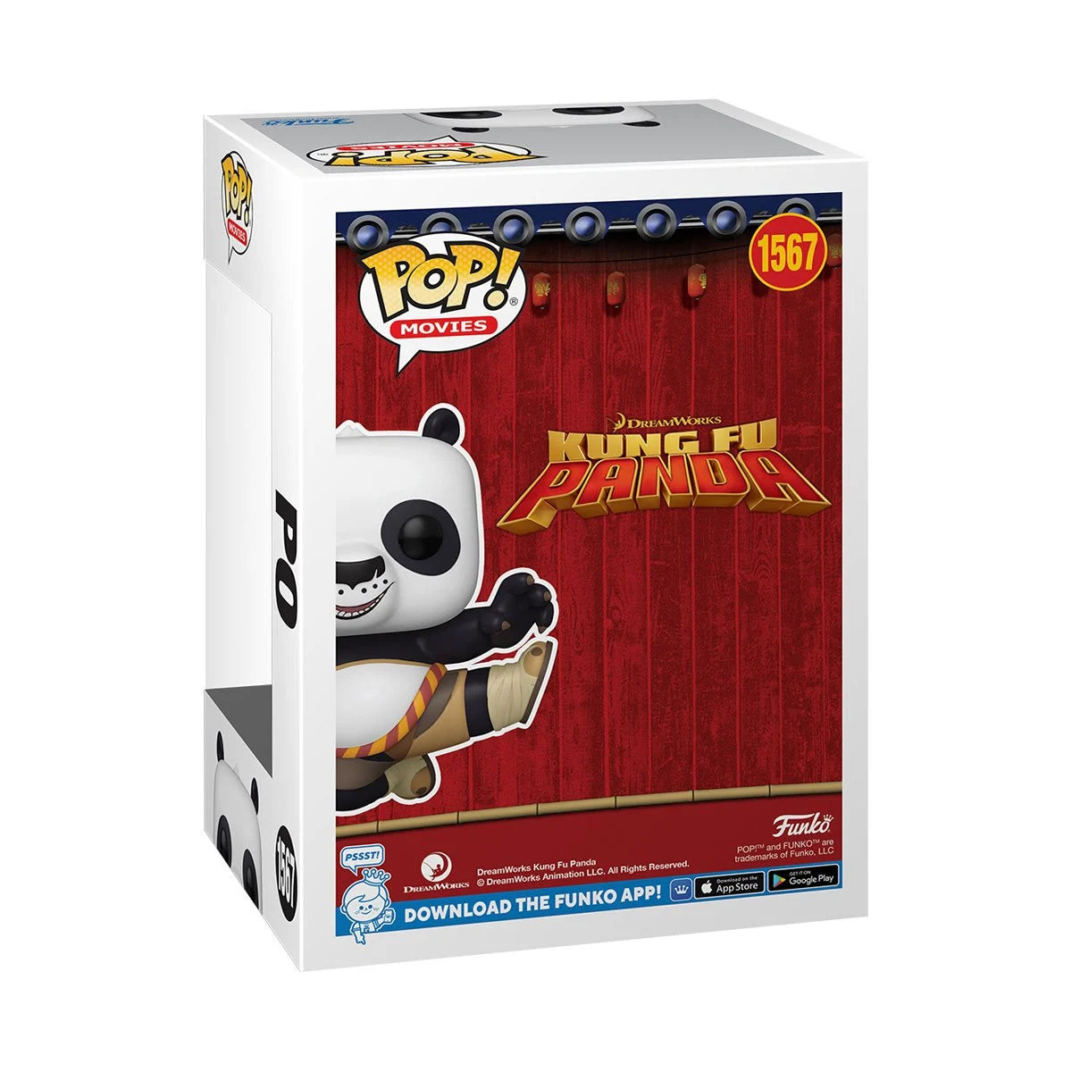 Funko Pop! Kung Fu Panda: Po (DreamWork's 30th Anniversary) Specialty Series Exclusive Vinyl Figure #1567