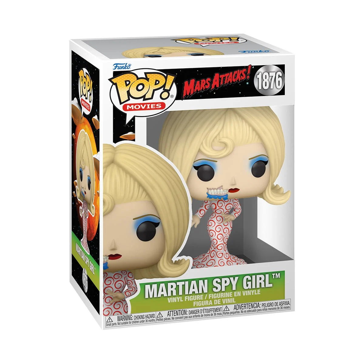 Funko Pop! Mars Attacks: Martian Spy Girl Vinyl Figure #1876