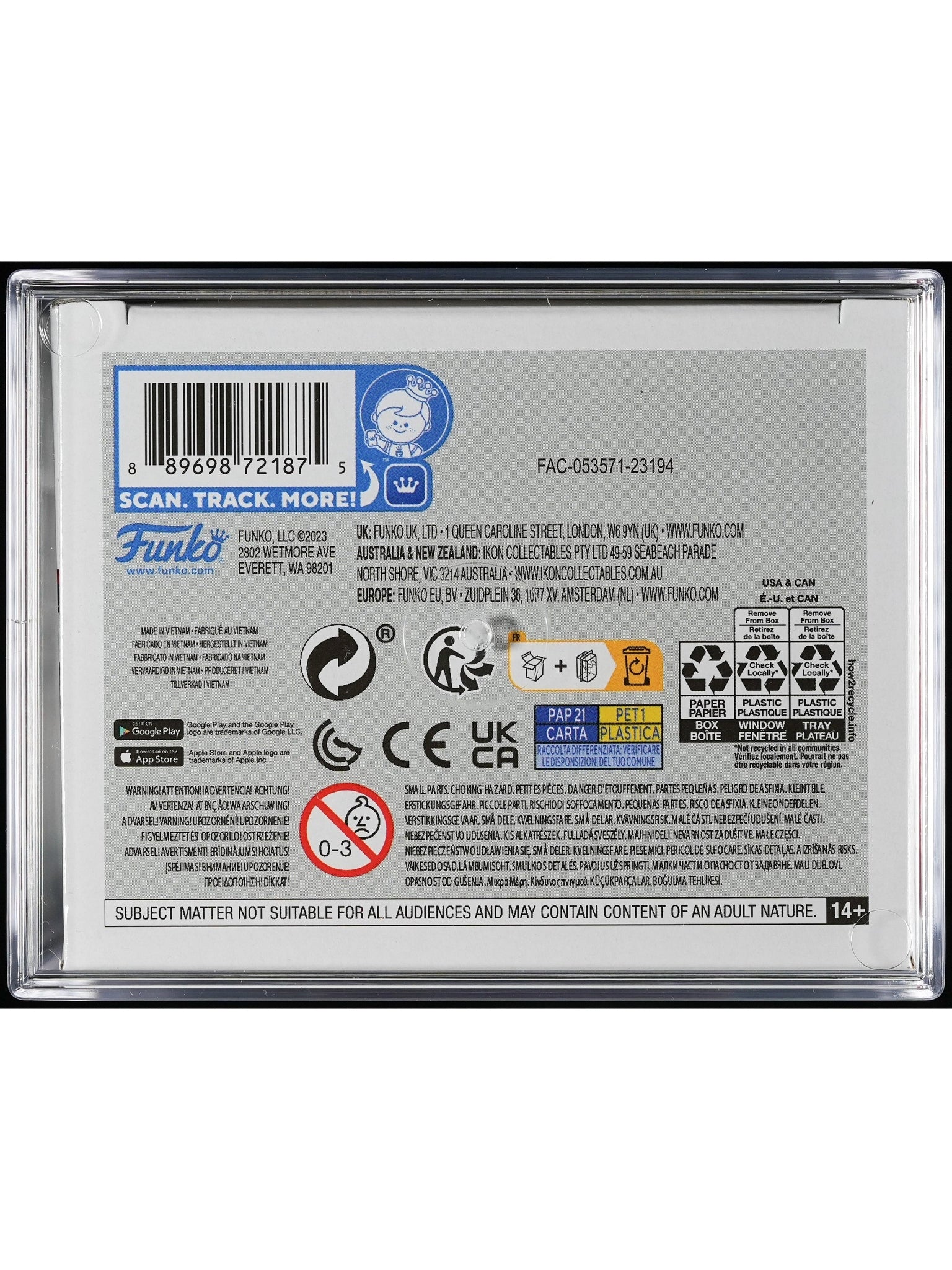 Funko Pop! Marvel Deadpool: Holiday Deadpool in Sweater Vinyl Figure #1283 PSA Graded