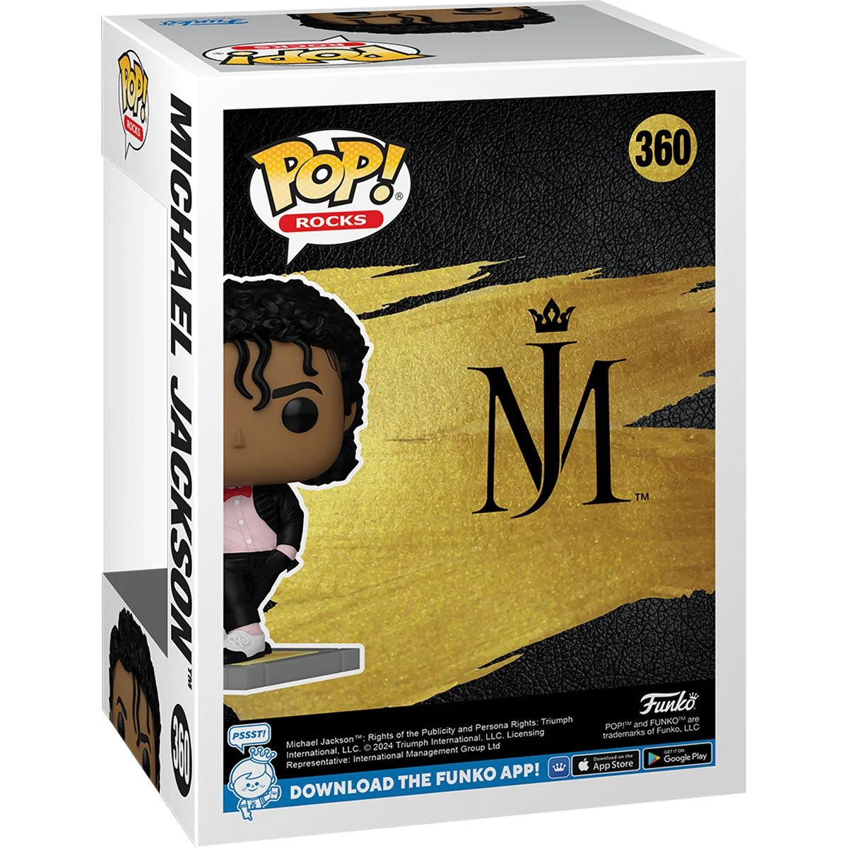 Funko Pop! Michael Jackson (Billie Jean) Vinyl Figure #360