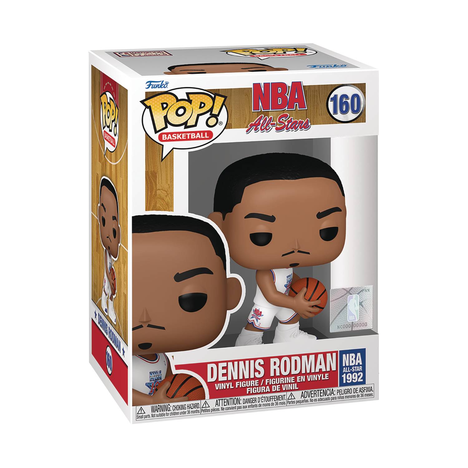 Funko Pop! NBA All Stars: Dennis Rodman (NBA All Star 1992) Vinyl Figure #160