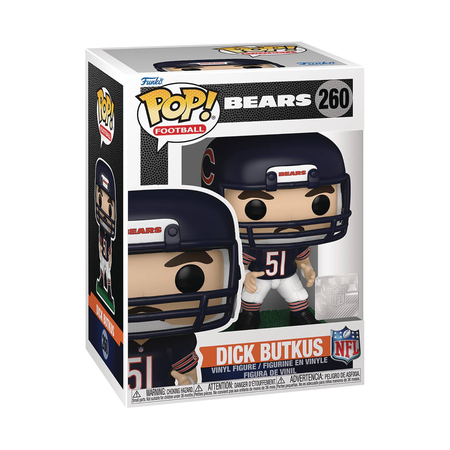 Funko Pop! NFL Chicago Bears: Dick Butkus Vinyl Figure #260