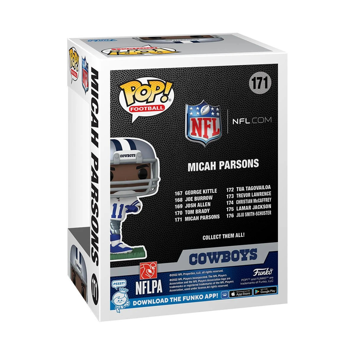 Funko Pop! NFL Dallas Cowboys: Micah Parsons Vinyl Figure #171