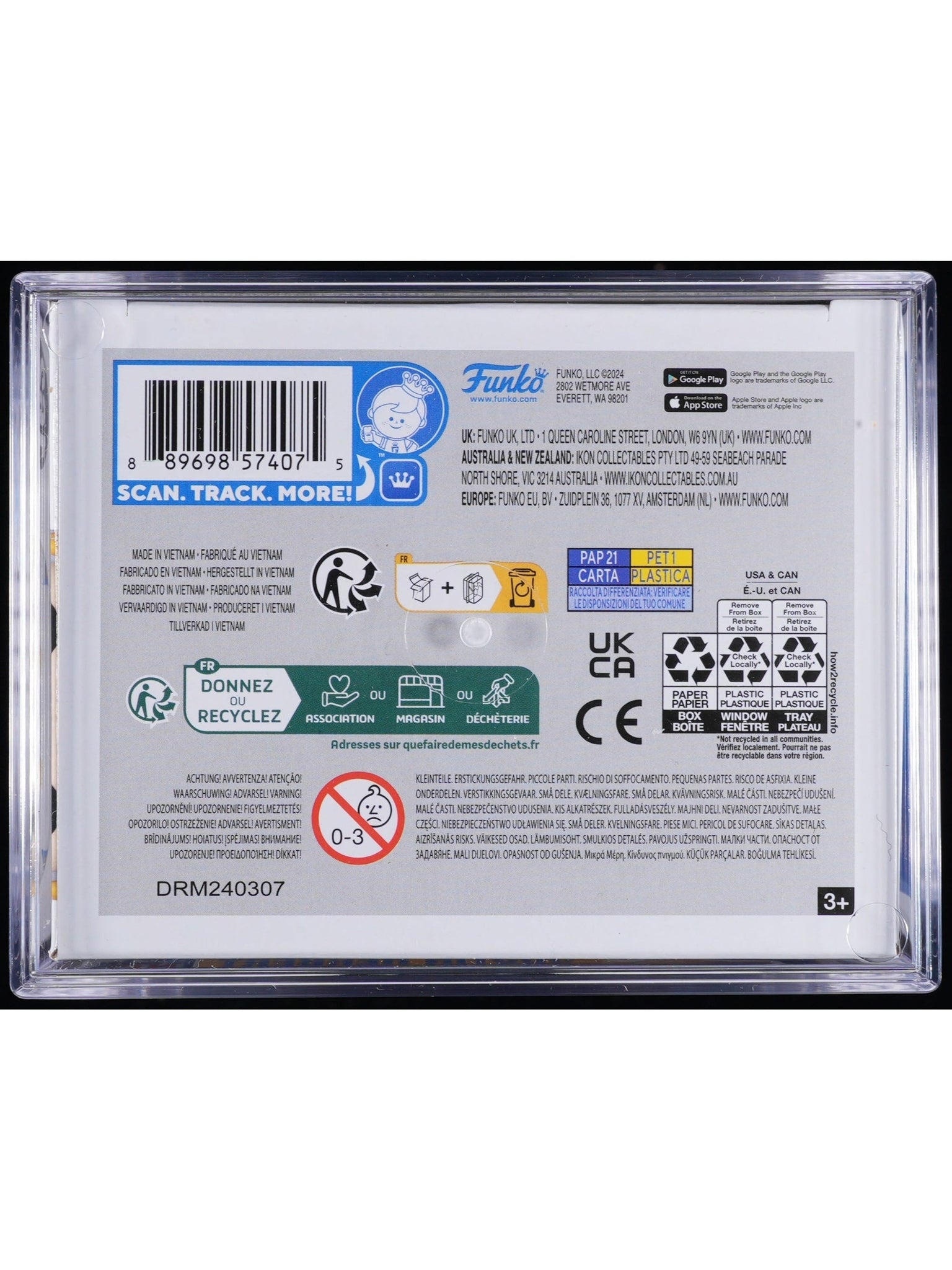 Funko Pop! NFL LA Chargers: Justin Herbert (PSA 9 MINT) Vinyl Figure #162