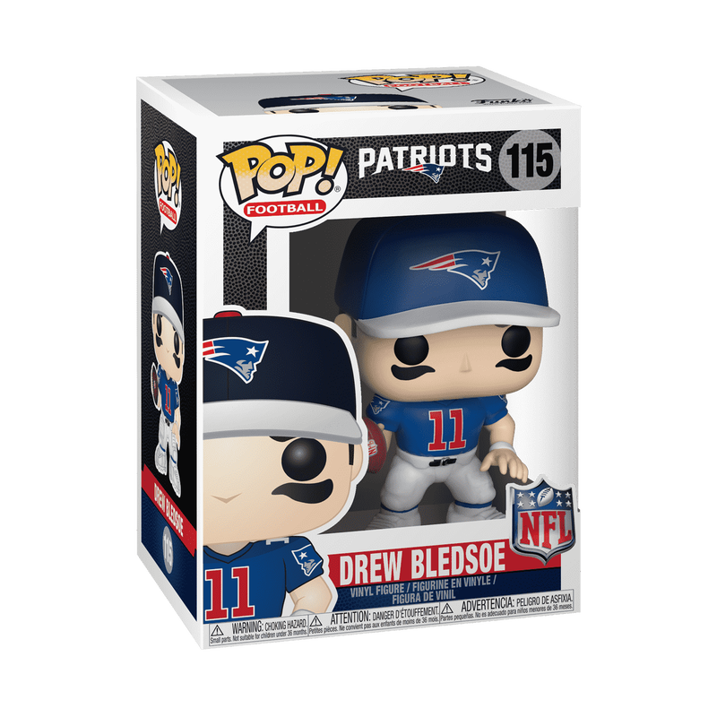 Funko Pop! NFL New England Patriots: Drew Bledsoe Vinyl Figure #115