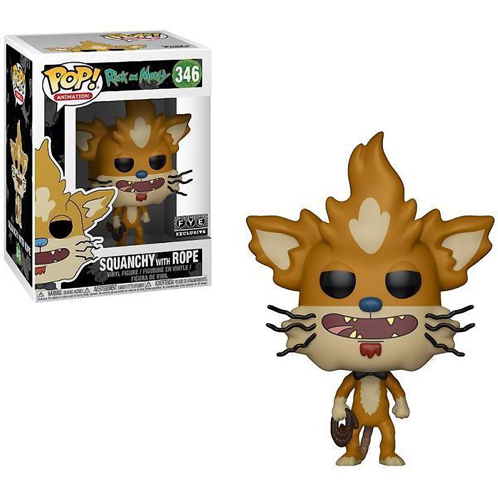 Funko Pop! Rick & Morty: Squanchy with Rope FYE Exclusive Vinyl Figure #346