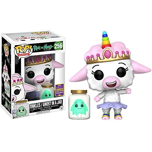 Funko Pop! Rick & Morty: Tinkles (Ghost in a Jar) 2017 Summer Convention Shared Exclusive Vinyl Figure #256
