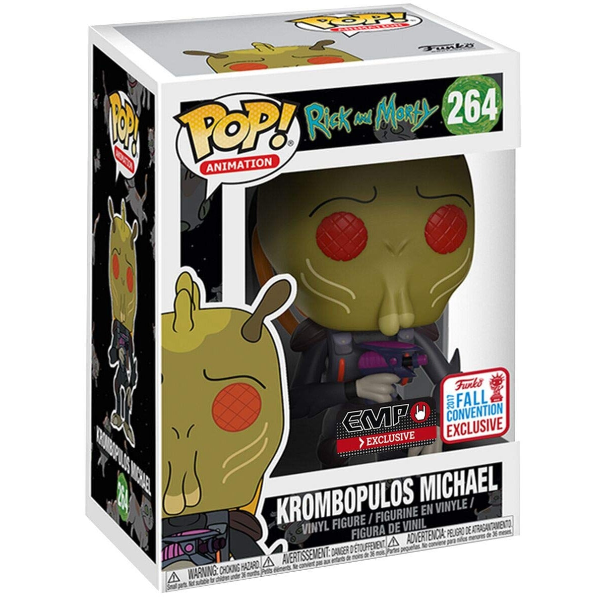 Funko Pop! Rick and Morty: Krombopulos Michael 2017 Fall Convention Exclusive Vinyl Figure #264