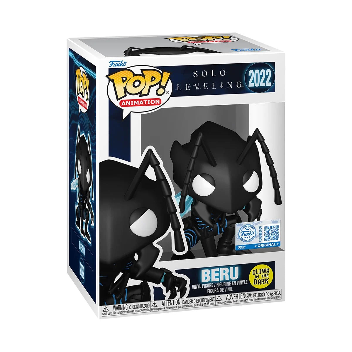 Funko Pop! Solo Leveling: Beru Glow in the Dark Entertainment Earth Exclusive Vinyl Figure #2022