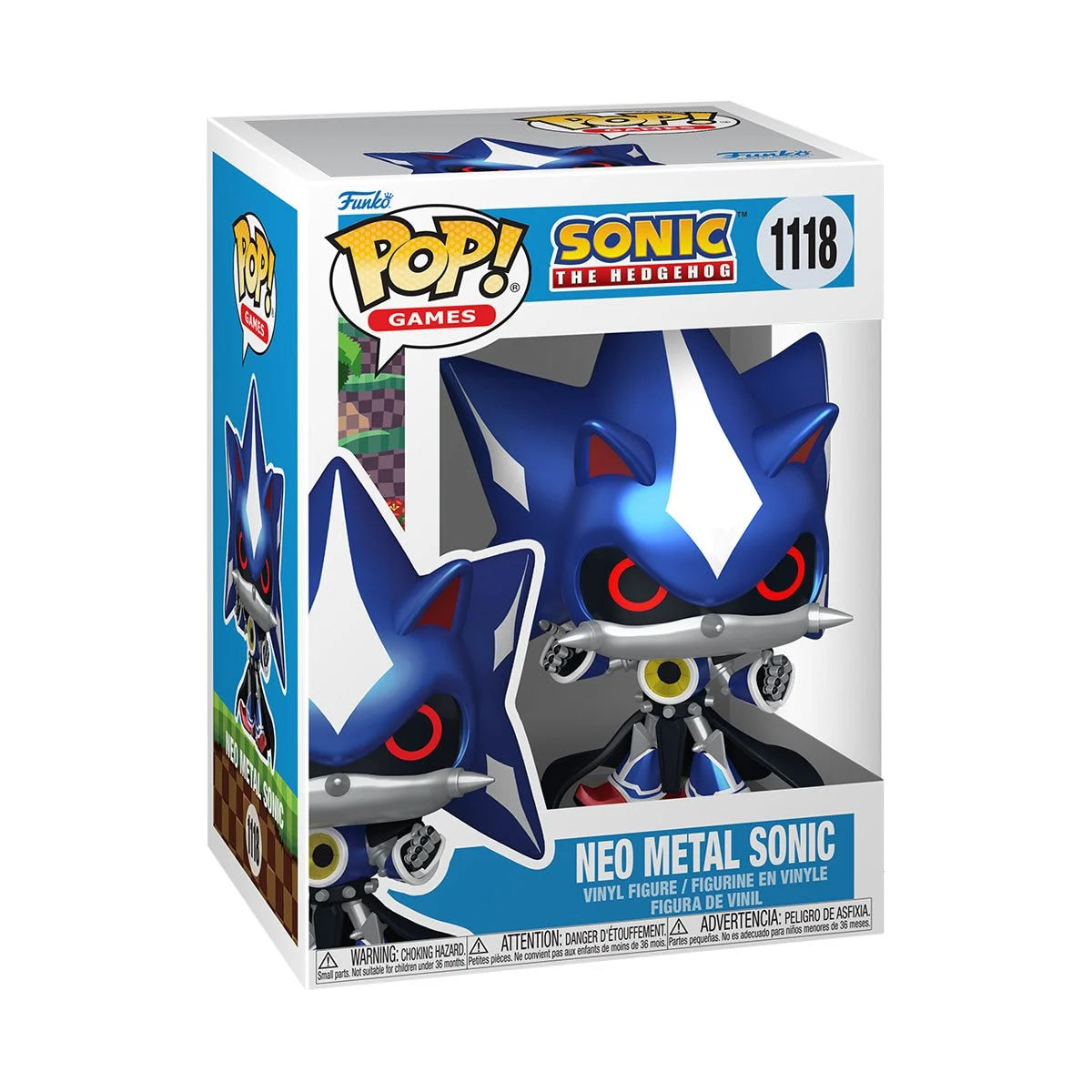 Funko Pop! Sonic The Hedgehog: Neo Metal Sonic Vinyl Figure #1118