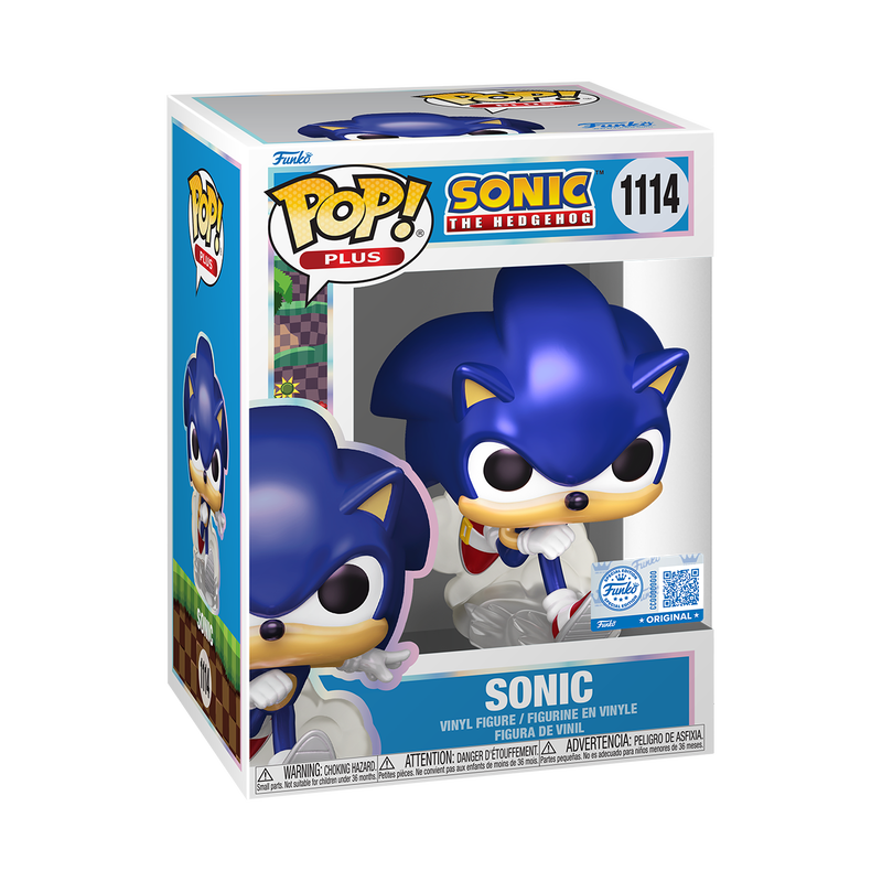 Funko Pop! Sonic The Hedgehog: Sonic (Pearlescent) Vinyl Figure #1114
