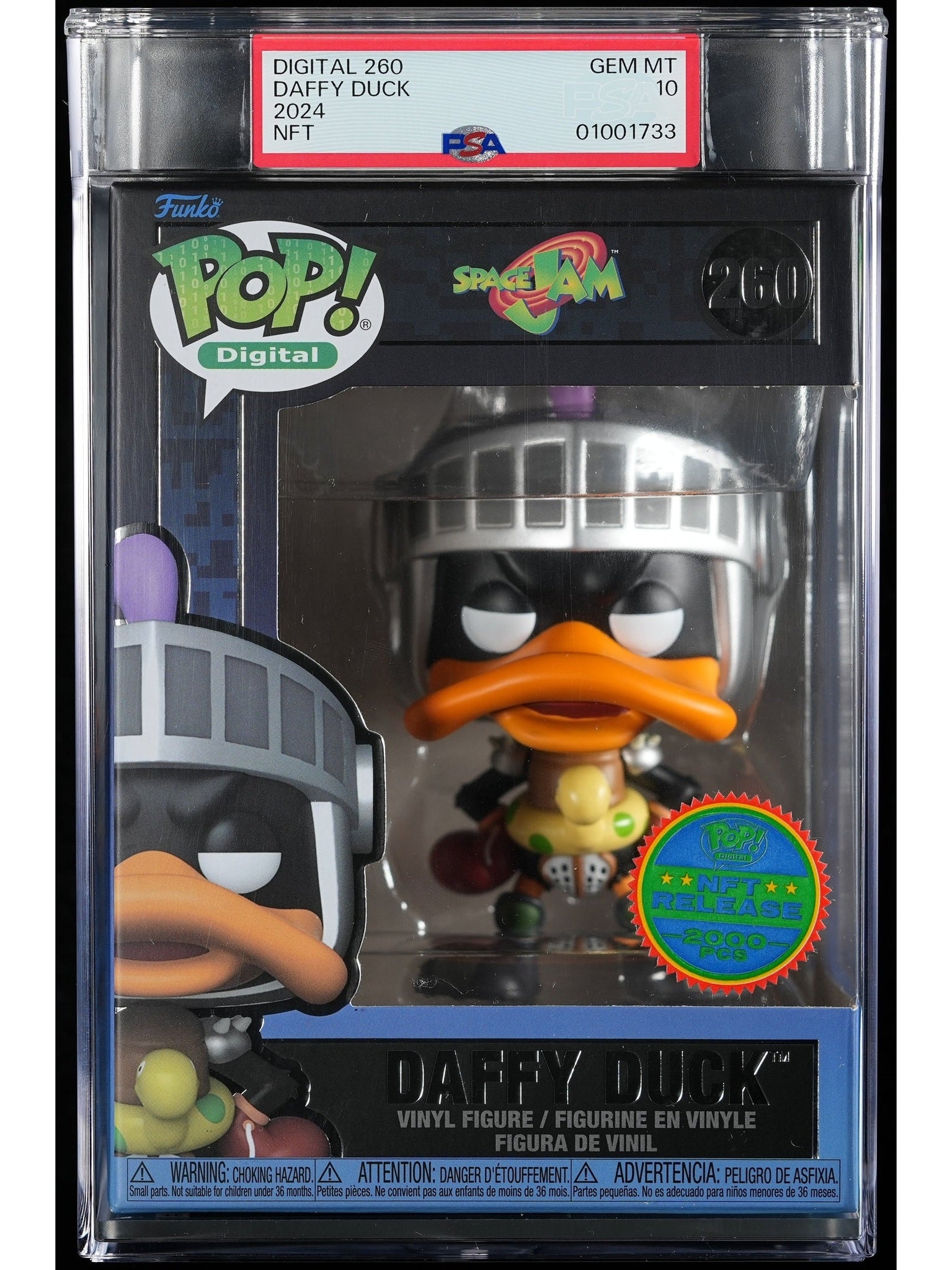 Funko Pop! Space Jam: Daffy Duck (PSA Graded) Vinyl Figure #260