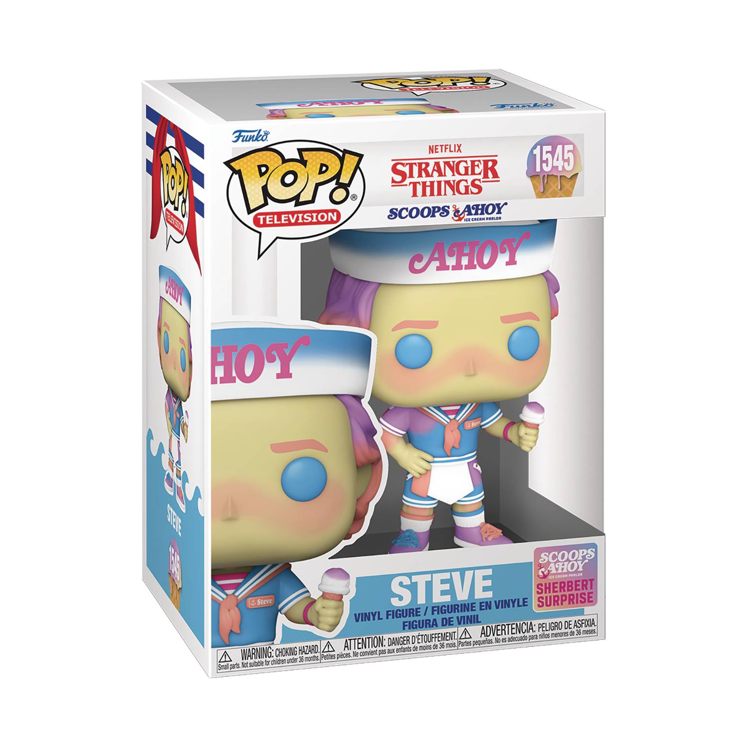 Funko Pop! Stranger Things: Steve Scoops Ahoy Sherbert Surprise Vinyl Figure #1545