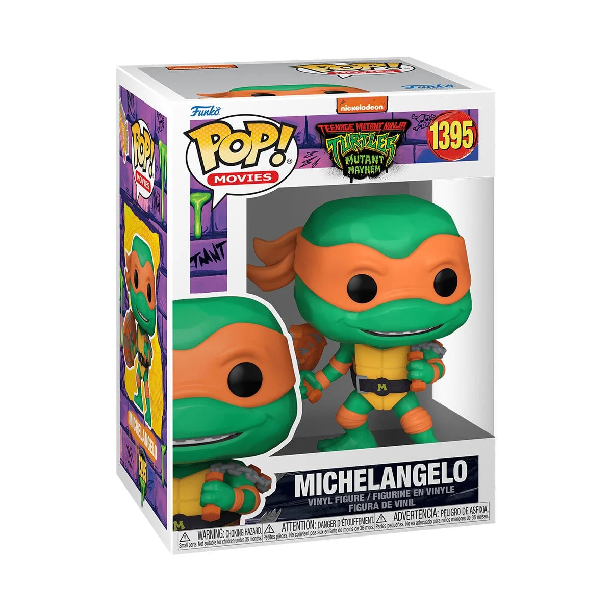Funko Pop! Teenage Mutant Ninja Turtles Mutant Mayhem: Michelangelo Vinyl Figure #1395