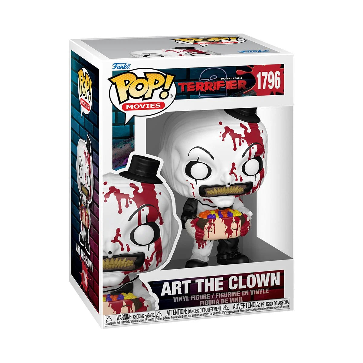 Funko Pop! Terrifier: Art the Clown with Head Vinyl Figure #1796