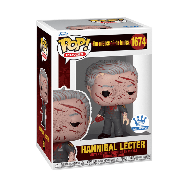 Funko Pop! The Silence of the Lambs: Hannibal Lecter as Bloody Guard Funko.com Exclusive Vinyl Figure #1674